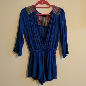 💲Long Sleeve Tribal Romper/Cover-up